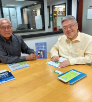 President of JSU met Director of Publishing of ISEAS Mr. NG Kok Kiong